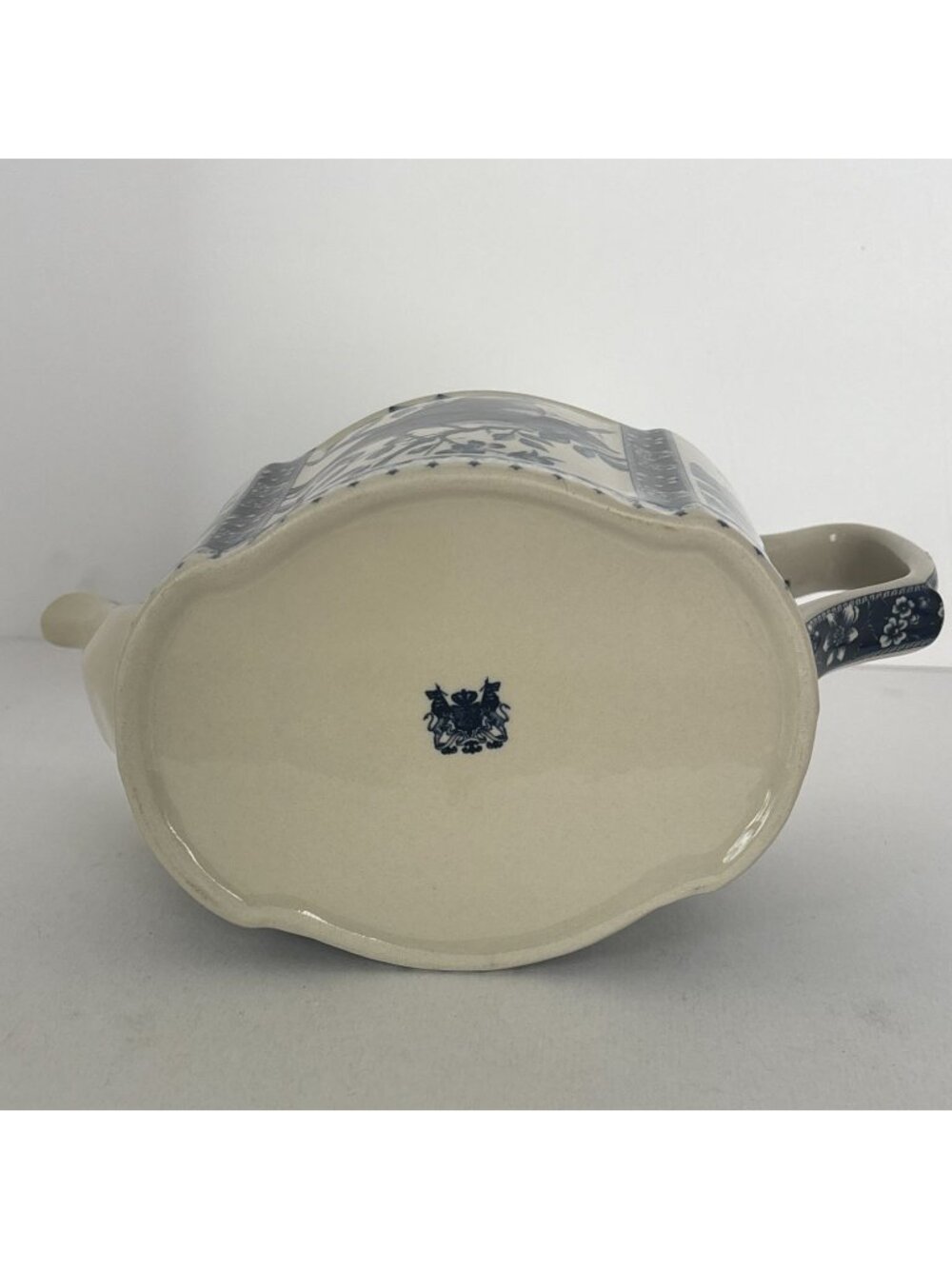 Blue White Teapot Bird Ceramic Transferware Style Mothers Day Gift Idea Tea Pot - Picture 11 of 16